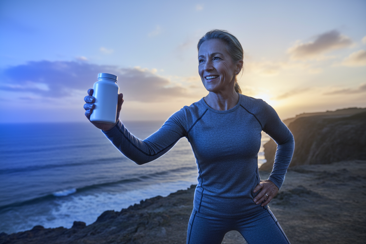 Cinematic Coastal Wellness Lifestyle Banner